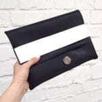 Τσάντα χειρός φάκελος - Ασπρόμαυρο