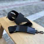 Τσάντα Χιαστί Suede Εκρού 7