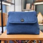 Τσάντα Χιαστί Suede Μπλε 2