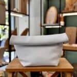 Τσάντα δερμάτινη Clutch – Λευκό 3