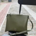 Τσάντα Φάκελος Χιαστί Πράσινο Λαδί 1