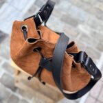 Τσάντα Χιαστί Πουγκί Suede Ταμπά 4