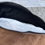 Τσάντα Ώμου Suede Καφέ Ανοιχτό 4