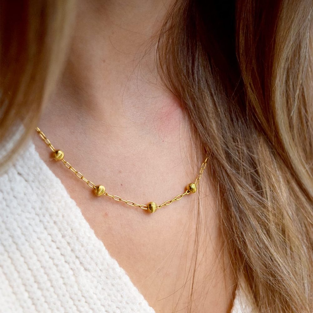 Αλυσίδα Ασήμι Επιχρυσωμένο – Beads XL 5 Αλυσίδα Ασήμι Επιχρυσωμένο Beads XL 51
