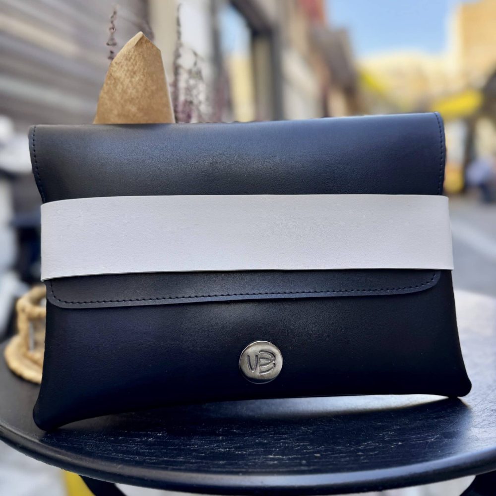 Black Vegan Leather Evening Clutch Handmade Vegan Leather Handbag 4 Black Vegan Leather Evening Clutch Handmade Vegan Leather Handbag 4