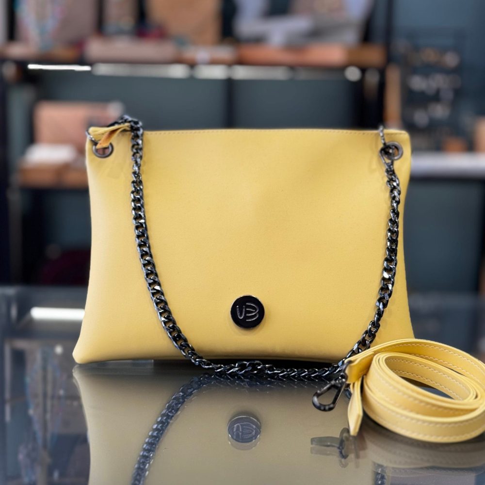 Τσάντα φάκελος χιαστί κίτρινο 2 Τσάντα φάκελος χιαστί κίτρινο 2