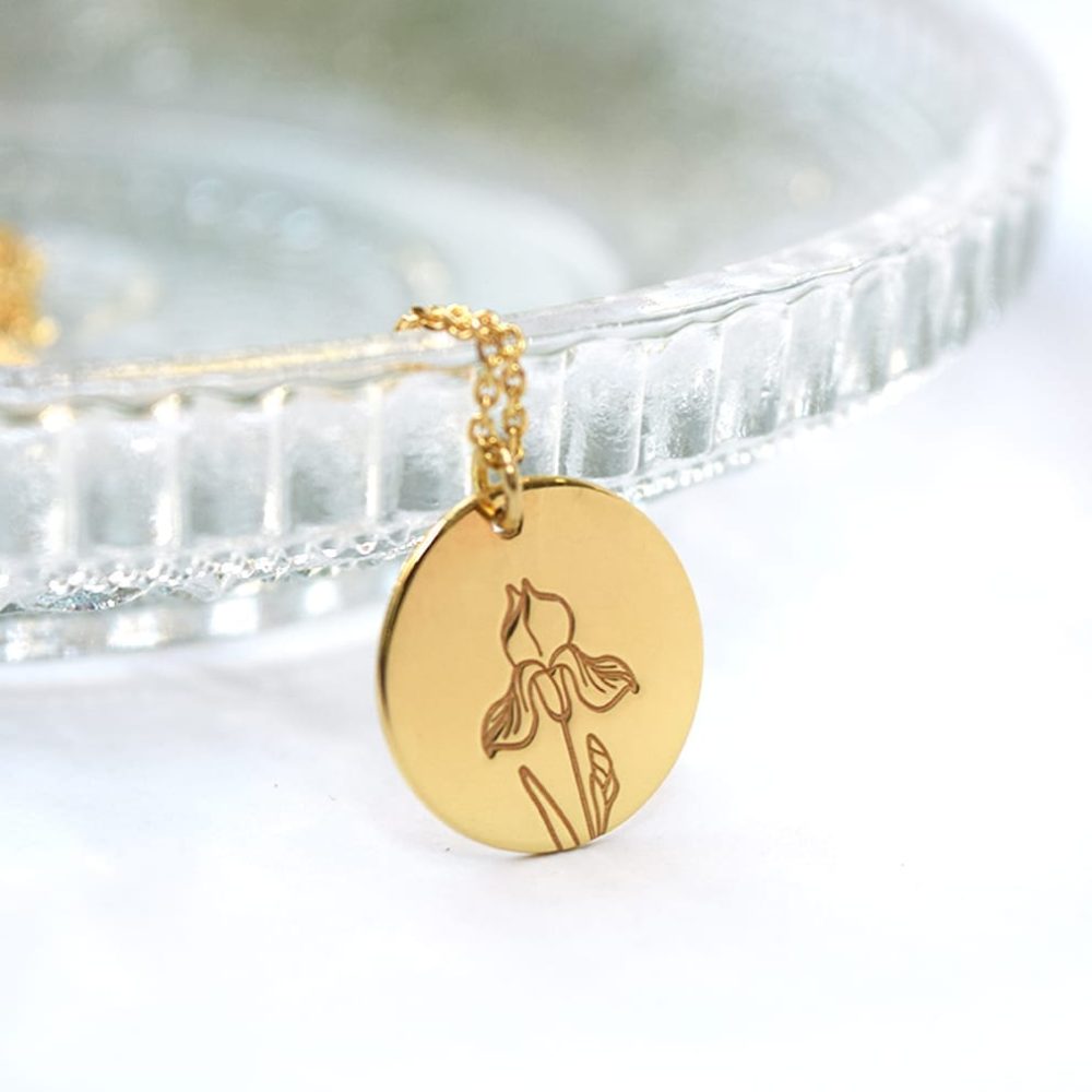 Κολιέ ασήμι επιχρυσωμένο λουλούδι γέννησης – Φεβρουάριος Κολιέ ασήμι επιχρυσωμένο λουλούδι γέννησης - Φεβρουάριος